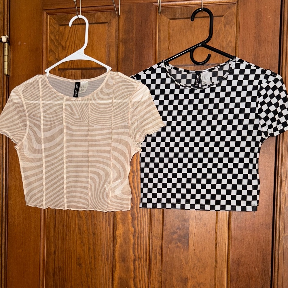 Two Sheer Divided Tops for Sale